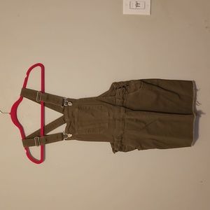 Hunter Green overall skirt